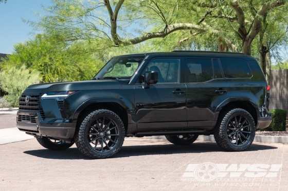 2026 Lexus GX with 22" Vossen HFX-2 in Gloss Black wheels