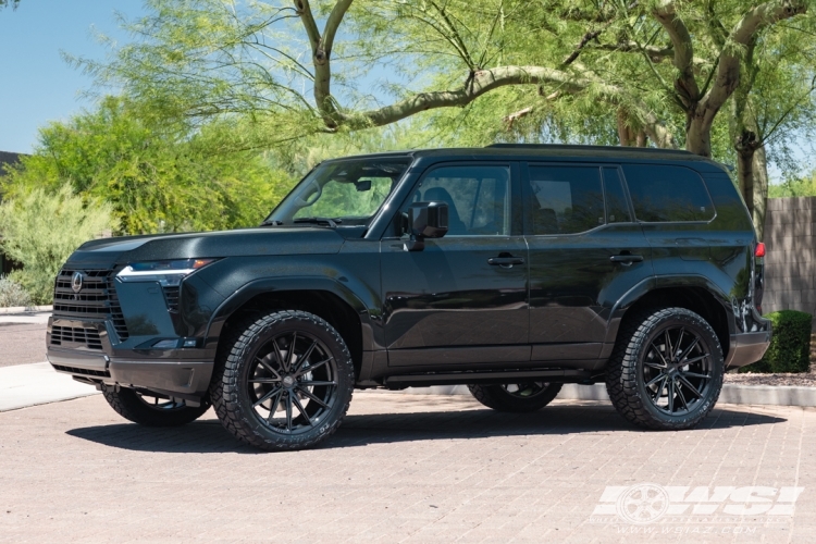 2026 Lexus GX with 22" Vossen HFX-2 in Gloss Black wheels