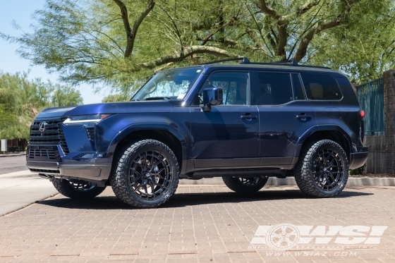 2026 Lexus GX with 22" Vossen HFX-1 in Gloss Black wheels