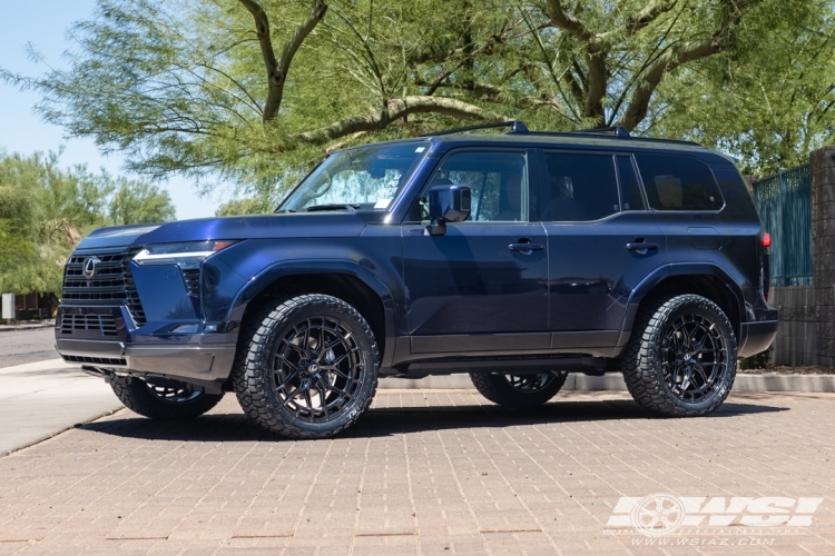 2026 Lexus GX with 22" Vossen HFX-1 in Gloss Black wheels