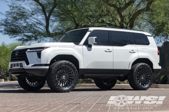 2026 Lexus GX with 22" Vossen HFX-4 in Gloss Black wheels