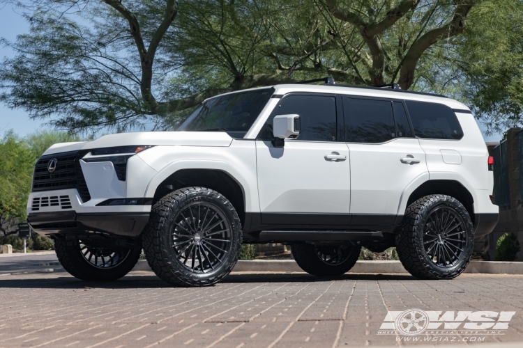 2026 Lexus GX with 22" Vossen HFX-4 in Gloss Black wheels