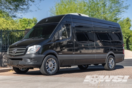2015 Mercedes-Benz Sprinter with 20" Lexani Laguna XL in Chrome wheels