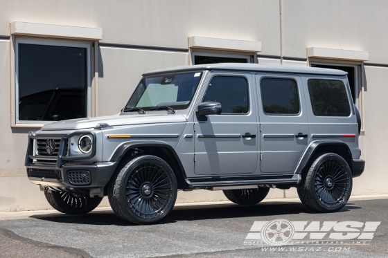 2026 Mercedes-Benz G-Class with 24" Giovanna Kapletta in Gloss Black wheels