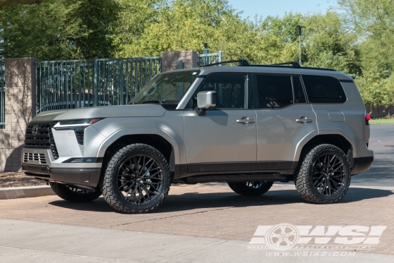 2026 Lexus GX with 22" Vossen HFX-6 in Gloss Black wheels