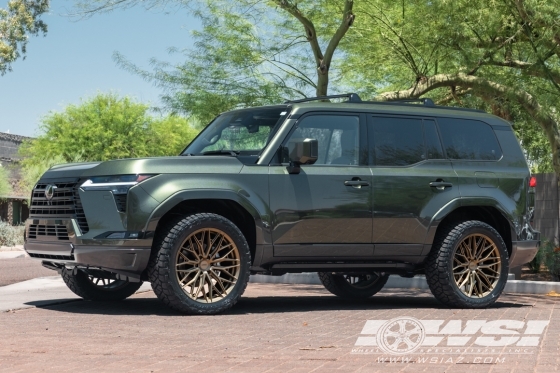 2026 Lexus GX with 22" Vossen HFX-6 in Terra Bronze wheels