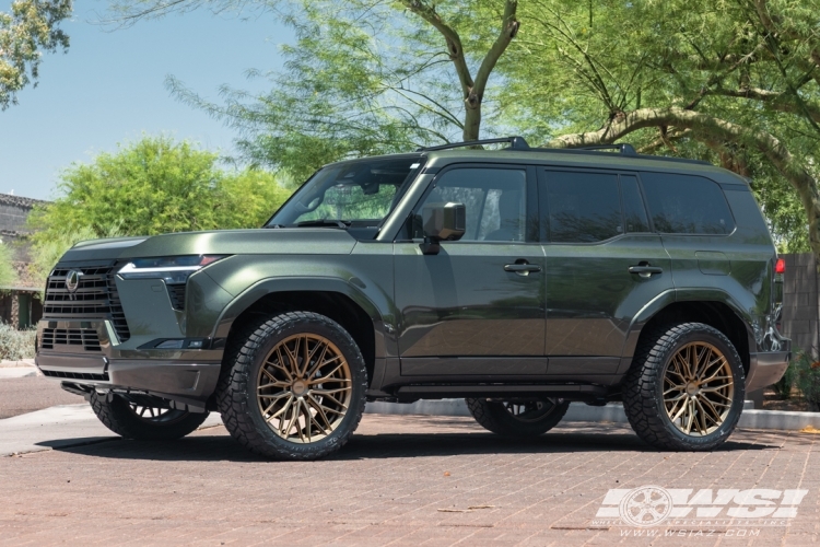 2026 Lexus GX with 22" Vossen HFX-6 in Terra Bronze wheels