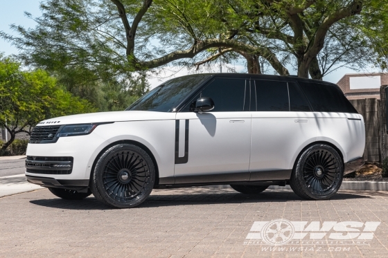 2026 Land Rover Range Rover with 24" Giovanna Kapletta in Gloss Black wheels