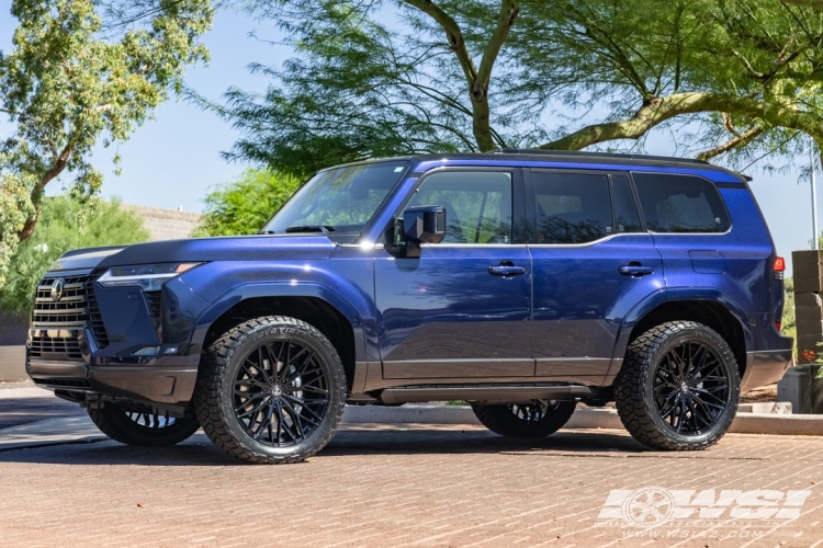 2026 Lexus GX with 22" Koko Kuture Como 12 in Gloss Black wheels