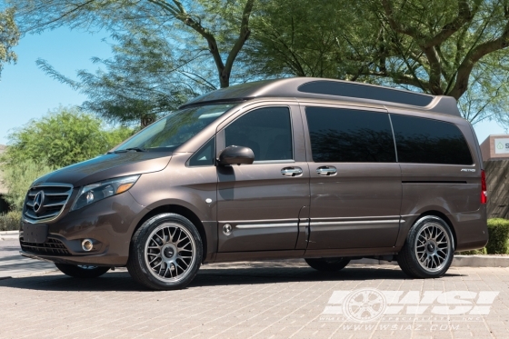 2017 Mercedes-Benz Metris with 19" Konig MRK1 in Hyper Carbon wheels