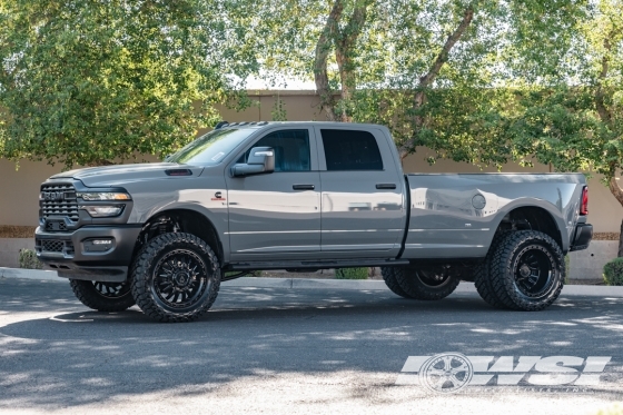 2026 Ram Pickup with 22" Arena Dually Mission FRT in Gloss Black wheels