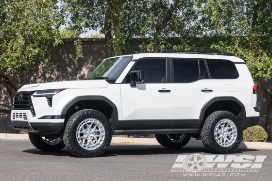 2026 Lexus GX with 20" Vossen HFX-1 in Silver Polished wheels