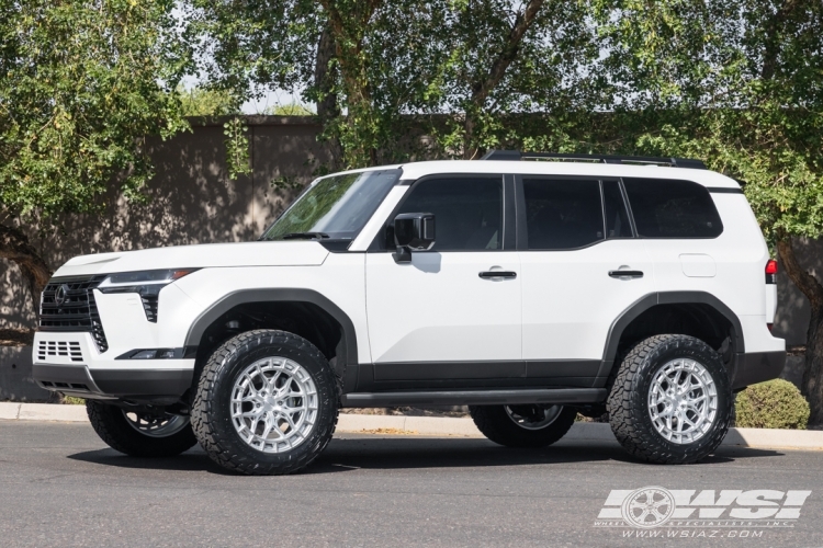 2026 Lexus GX with 20" Vossen HFX-1 in Silver Polished wheels