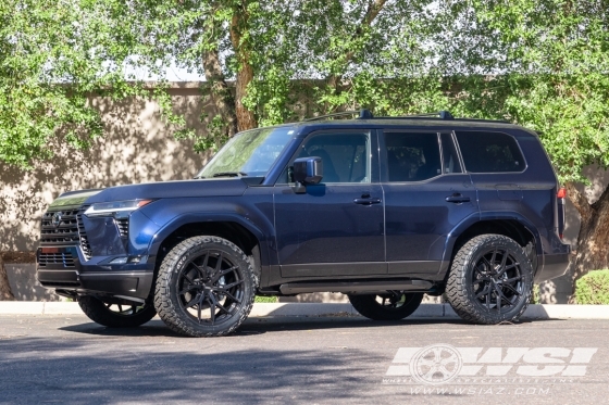 2026 Lexus GX with 22" Vossen HF6-4 in Gloss Black wheels