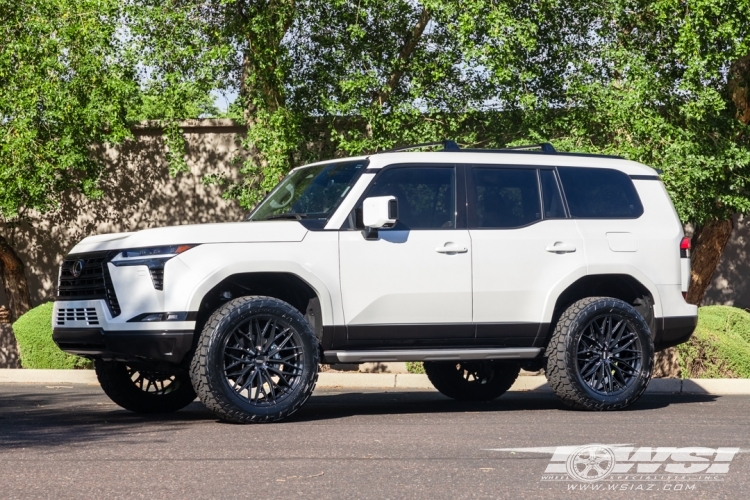 2026 Lexus GX with 22" Vossen HFX-6 in Gloss Black wheels