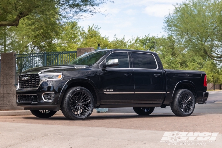 2026 Ram Pickup with 22" Koko Kuture Como 12 in Gloss Black wheels