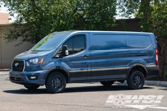 2026 Ford Transit with 16" Method Race Wheels MR701 Bead Grip in Matte Black wheels