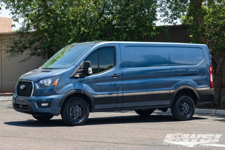 2026 Ford Transit with 16" Method Race Wheels MR701 Bead Grip in Matte Black wheels