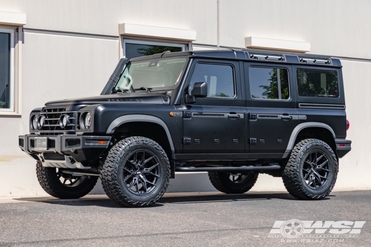2025 Ineos Grenadier with 20" Vossen HF6-4 in Satin Black wheels