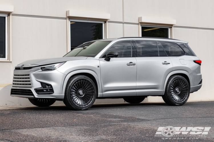 2026 Lexus TX with 24" Giovanna Kapletta in Gloss Black wheels
