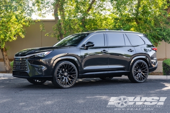 2026 Lexus TX with 24" Lexani Valor XL in Gloss Black wheels
