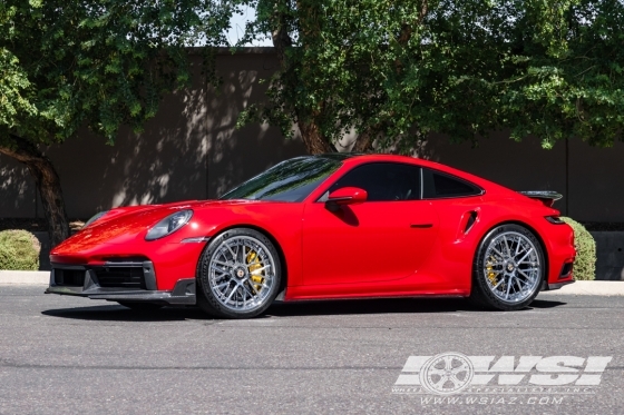 2021 Porsche 911 with 21" Savini Forged SV65-SL in Custom wheels
