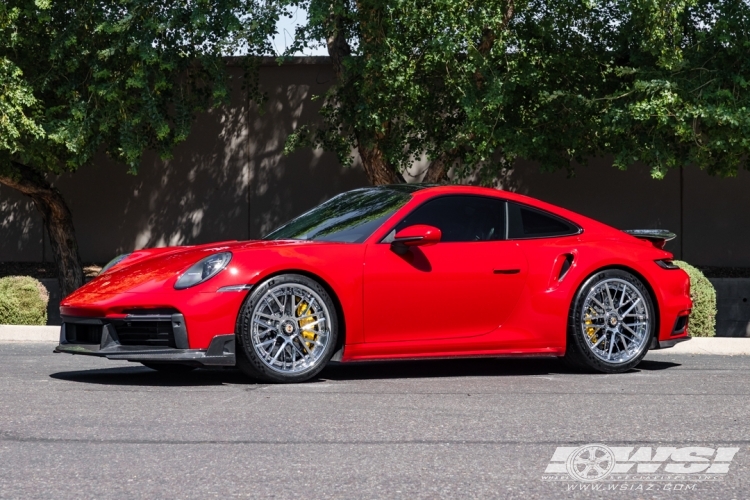 2021 Porsche 911 with 21" Savini Forged SV65-SL in Custom wheels