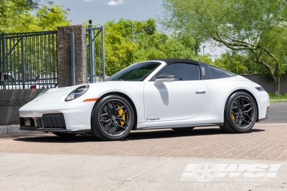 2026 Porsche 911 with 21" Brixton Forged PF12 Carbon+ in Custom wheels