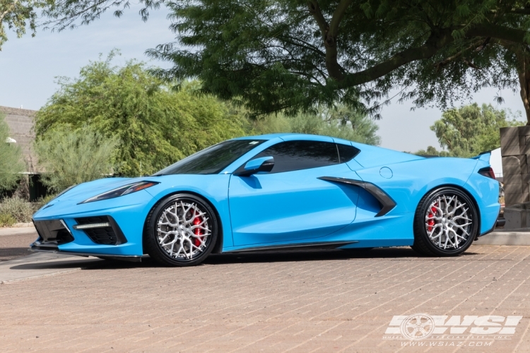 2023 Chevrolet Corvette with 21" Vossen Forged S17-01 in Custom wheels