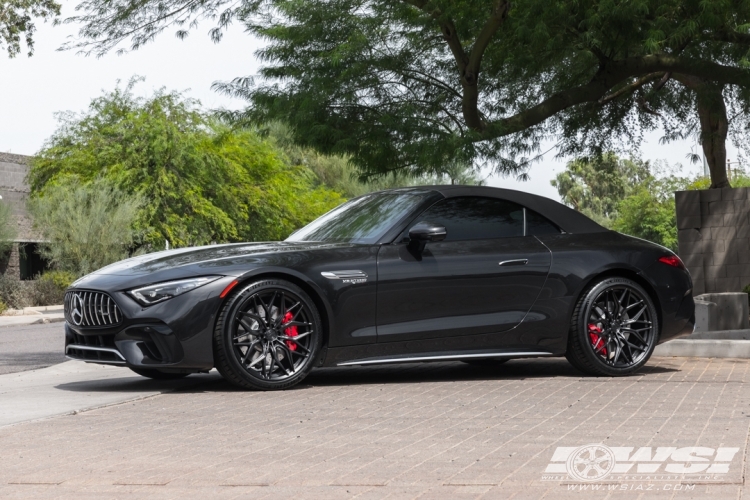 2026 Mercedes-Benz SL-Class with 21" AL13 FR80 in Satin Black wheels