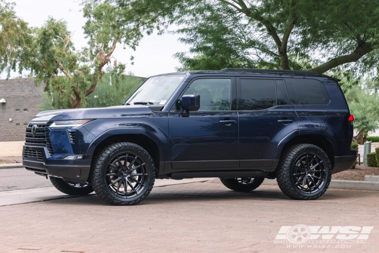 2026 Lexus GX with 22" Vossen HFX-5 in Gloss Black wheels