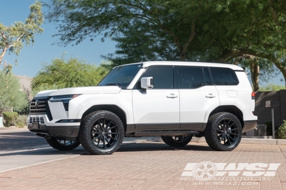 2026 Lexus GX with 22" Vossen HFX-2 in Gloss Black wheels