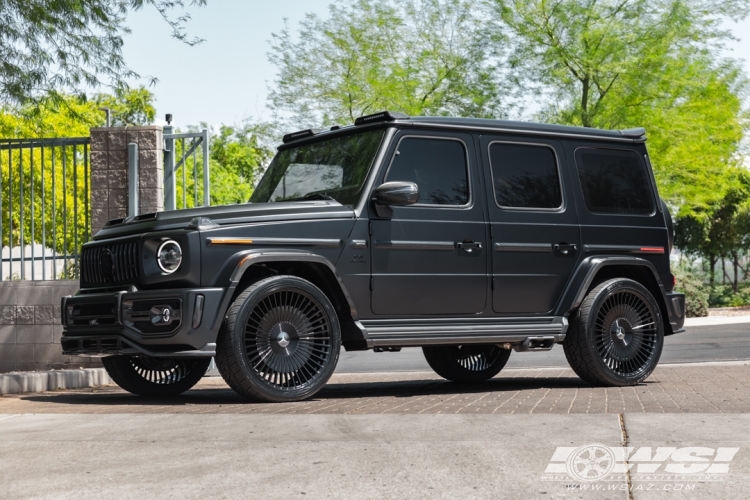 2026 Mercedes-Benz G-Class with 24" Koko Kuture Kessab in Gloss Black wheels