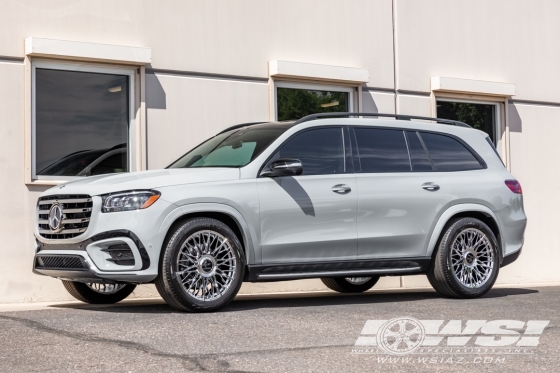 2026 Mercedes-Benz GLS/GL-Class with 22" Lexani Newport XL in Chrome wheels