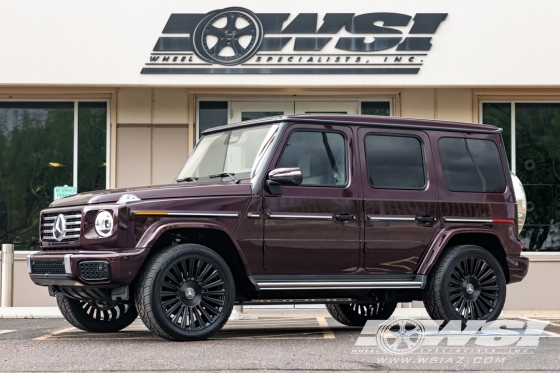 2026 Mercedes-Benz G-Class with 22" Giovanna Trento in Gloss Black wheels
