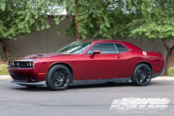 2019 Dodge Challenger with 20" Voxx Nice in Gloss Black wheels
