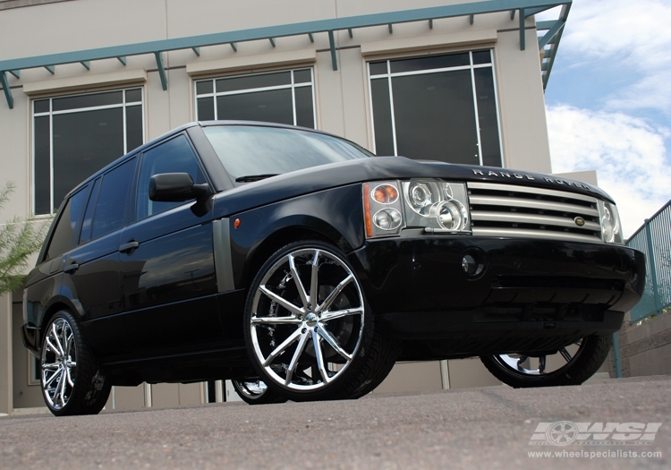2007 Land Rover Range Rover with 24" Gianelle Spidero-5 in Chrome wheels