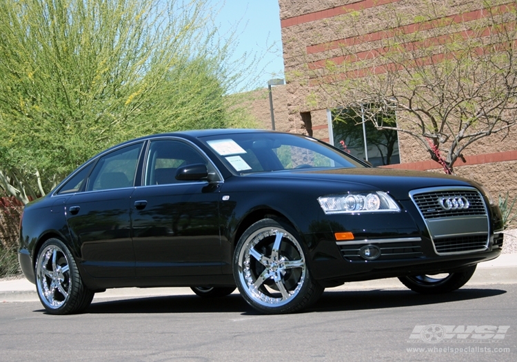 2006 Audi A6 with 20" Gianelle Spezia-5 in Chrome wheels