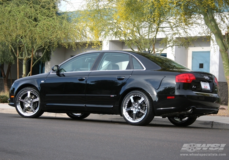 2006 Audi A4 with 19" Gianelle Spezia-5 in Chrome wheels