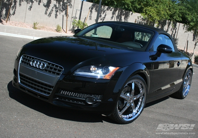 2009 Audi TT with 20" Gianelle Spezia-5 in Chrome wheels