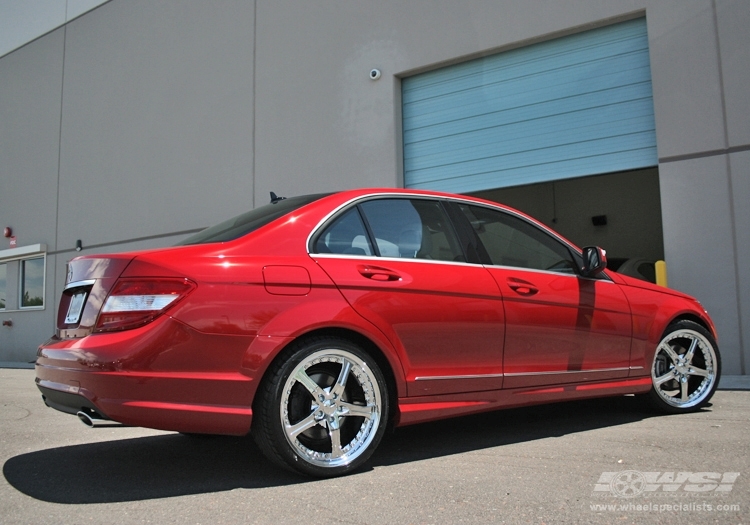 2008 Mercedes-Benz C-Class with 19" Gianelle Spezia-5 in Chrome wheels