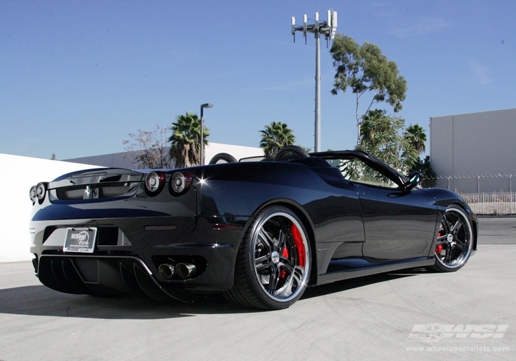 2008 Ferrari F430 with 20" GFG Forged Baghdad-5 in Chrome wheels