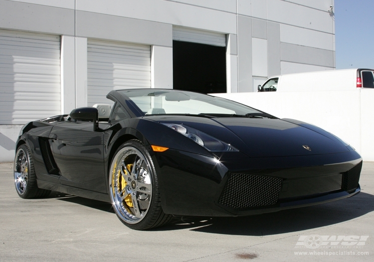 2008 Lamborghini Gallardo with 20" GFG Forged Narkid in Chrome wheels