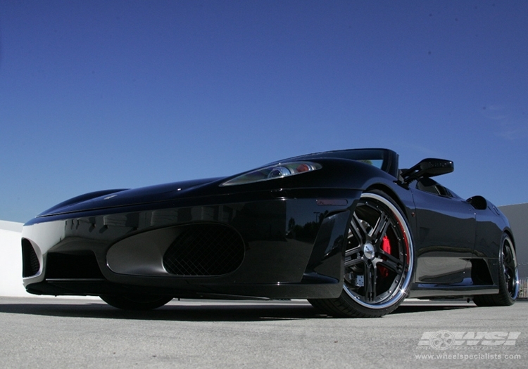 2008 Ferrari F430 with 20" GFG Forged Baghdad-5 in Chrome wheels