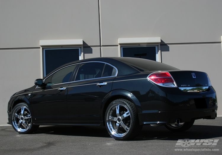 2008 Saturn Aura with 20" Gianelle Qatar in Chrome wheels