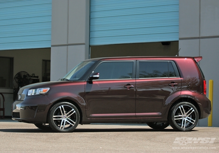 2008 Scion xB with 18" MKW Closeouts M72 in Black Machined wheels