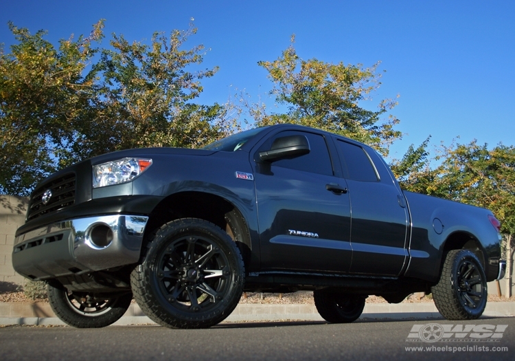 2009 Toyota Tundra with 20" Ballistic Off Road 814-Jester in Black (Matte) wheels
