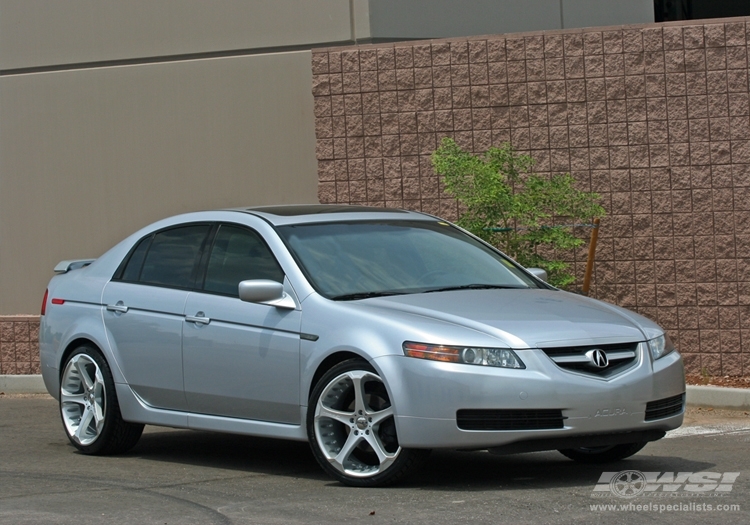 2008 Acura TL with 20" Giovanna Dalar-5 in Chrome wheels