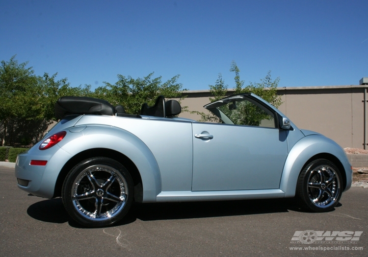 2009 Volkswagen Beetle with 18" Enkei LS-5 in Chrome (Luxury Sport) wheels