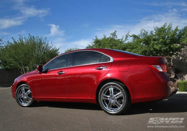 2009 Lexus ES with 18" Enkei AKP in Chrome (Luxury Sport) wheels